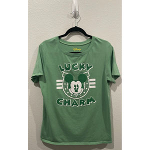 DISNEY Green Lucky Charm Mickey Mouse